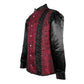 Steampunk Count- Black and Red Brocade Waistcoat