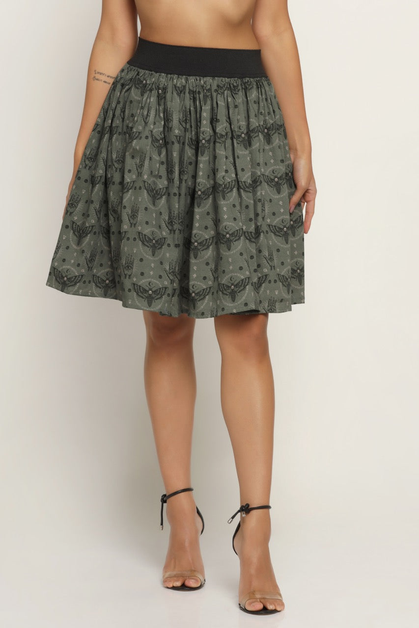 Paislry printed Skirt