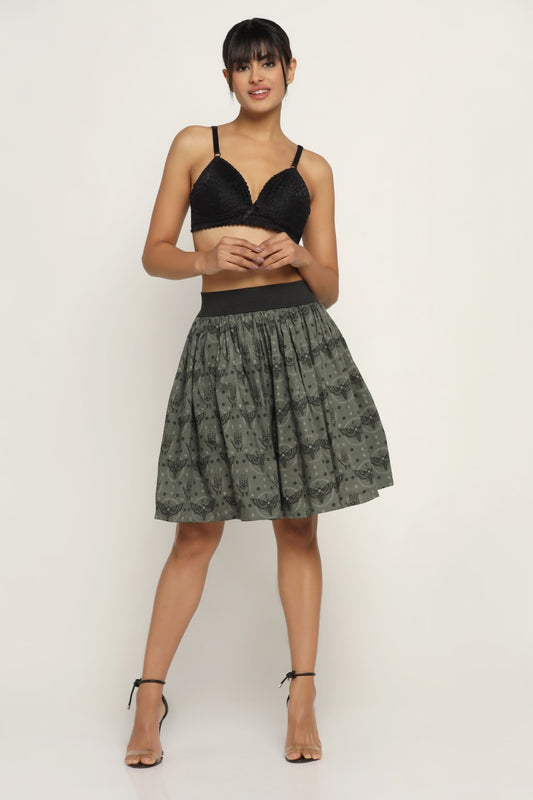 Paislry printed Skirt