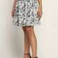 Quatrefoil Printed Skirt
