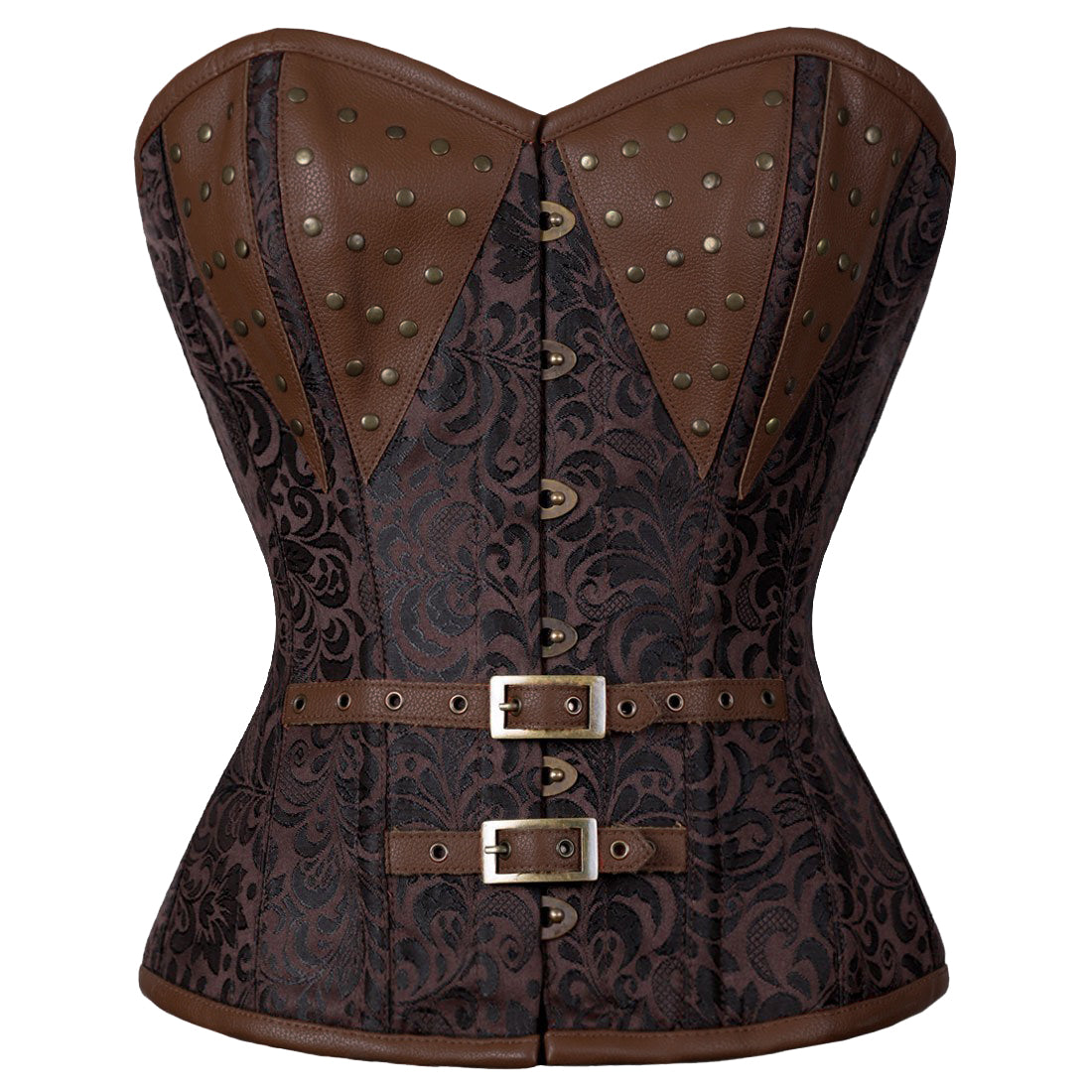 Naomi Steampunk Authentic Steel Boned Overbust Corset