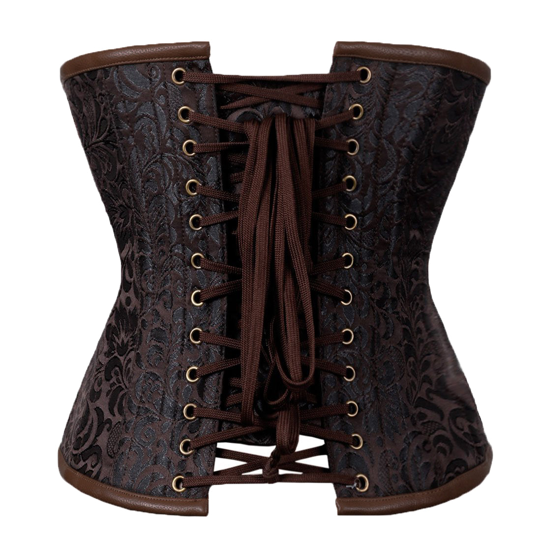 Nashwa Steampunk Authentic Steel Boned Underbust Corset Easto Garments