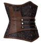 Nashwa Steampunk Authentic Steel Boned Underbust Corset Easto Garments