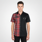 Men's Split Shirt Short Sleeve Shirt with D Ring Detail Pockets Easto Garments