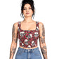 Skull Rose Print Cotton Wholesale Crop Top Easto Garments