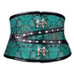 Talulla Gothic Black silver Corset belt Easto Garments