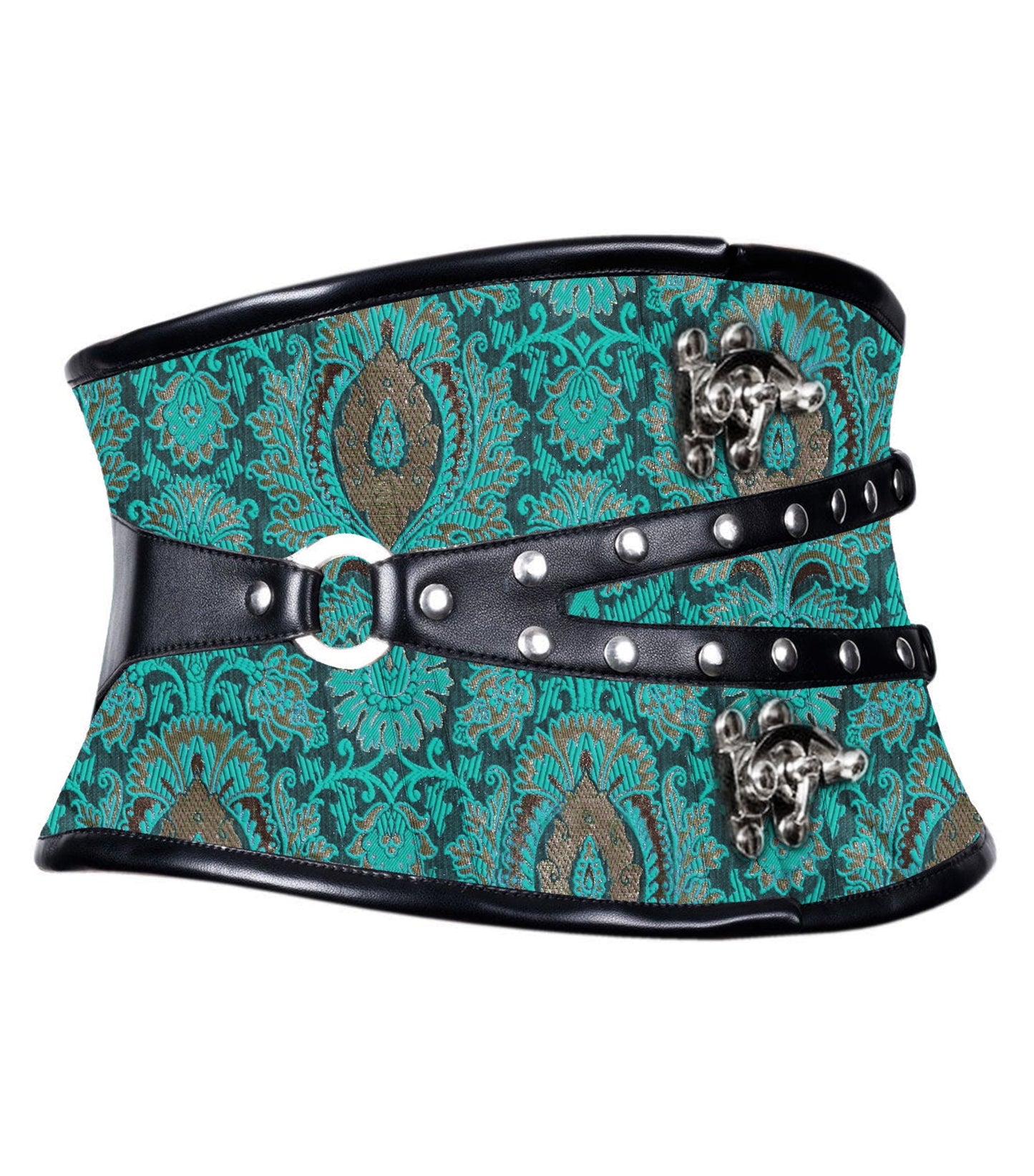 Talulla Gothic Black silver Corset belt Easto Garments