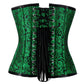Urania Authentic Overbust Corset Black Green Easto Garments