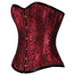 Urania Authentic Overbust Corset Black Red Easto Garments