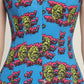 Devil printed waist reducing  overbust Corsets