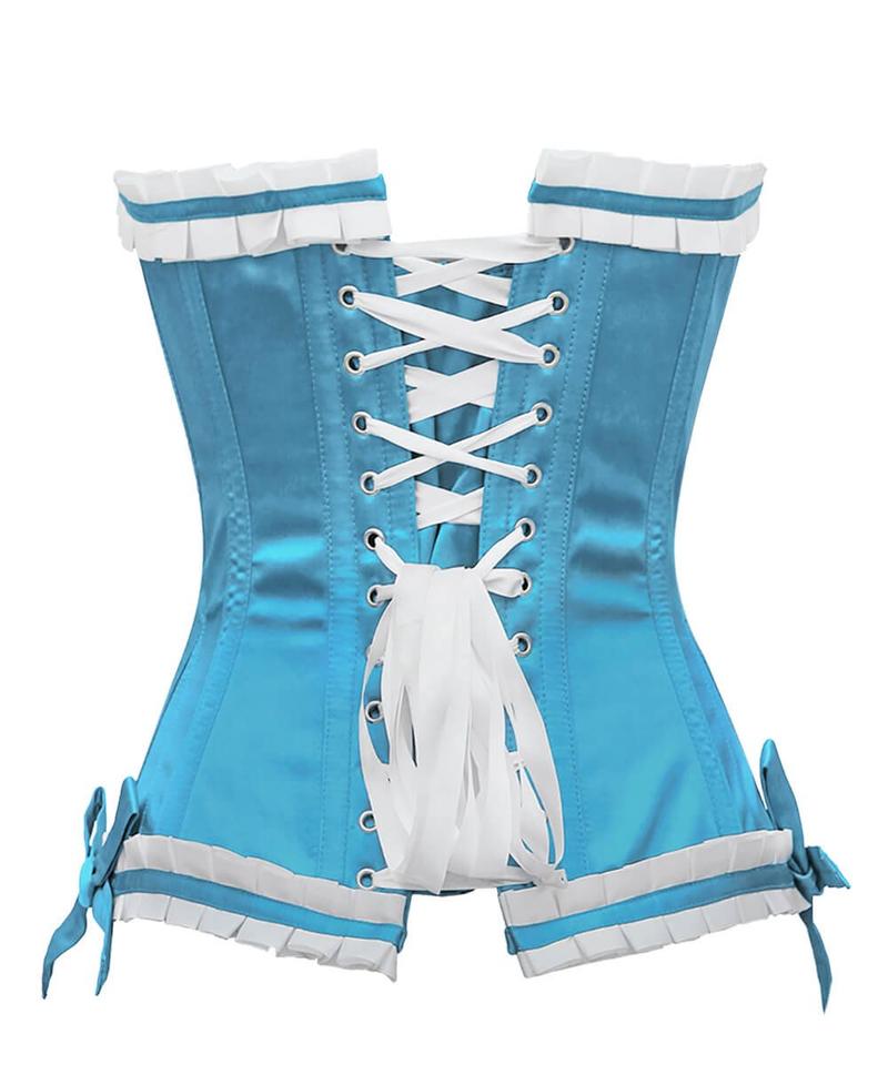 Quintella White Authentic Overbust Corset Easto Garments