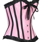 Quintella Black Satin Authentic Overbust Corset Easto Garments