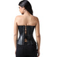 Black/White Pu  Overbust  Corset Easto Garments