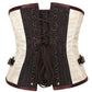 Steampunk waist reducing underbust corset
