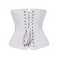 White Waist Reducing Underbust Corset
