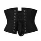 SHORT BLACK COTTON CORSET Easto Garments