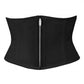 SHORT BLACK COTTON CORSET