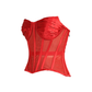 Red Mesh Overbust Corset Easto Garments