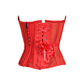 Red Mesh Overbust Corset Easto Garments