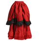 Red and Black Skirt in Tafta - Wholesale Easto Garments