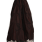 Ruched Copper Renaissance Skirt in Tafta with Cotton Lining - Wholesale (Copy) Easto Garments