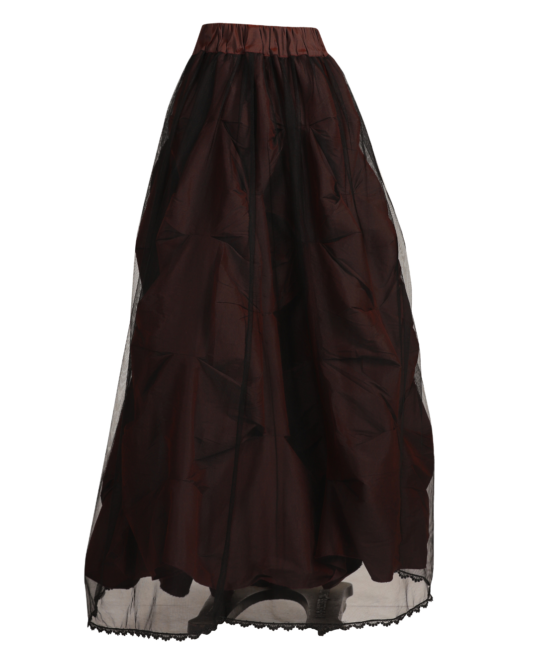 Ruched Copper Renaissance Skirt in Tafta with Cotton Lining - Wholesale (Copy) Easto Garments