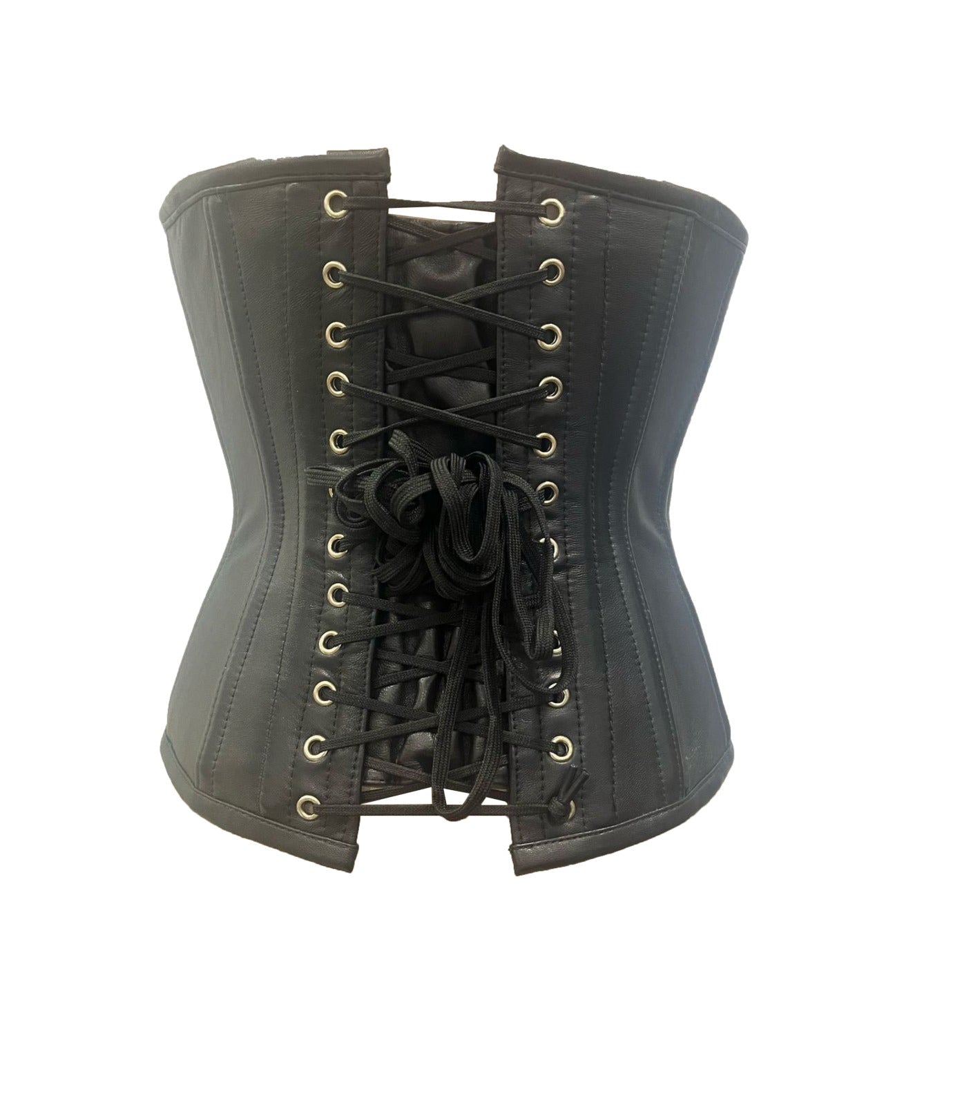 Genuine leather  underbust steel boned corset Easto Garments