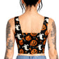 Pumpkin ghost Print Cotton Wholesale Crop Top Easto Garments