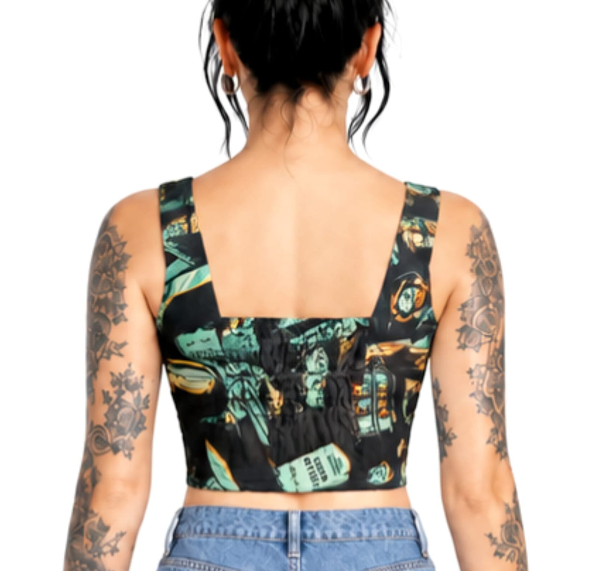 killerman printed Cotton Wholesale Crop Top Easto Garments