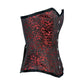 Red Brocade Authentic Overbust Corset Easto Garments