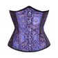 Elisbat Blue Authentic Steel Boned Waist Reducing Underbust Corset Easto Garments