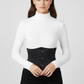 SHORT BLACK COTTON CORSET Easto Garments