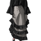 GREY ADJUSTABLE HIGH LOW SKIRT Easto Garments