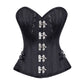 Black Satin Overbust Corset