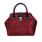 wholesale red black brocade fabric 