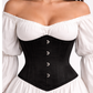 Cotton Twill Steel Boned Waist Training Under bust Corset Easto Garments