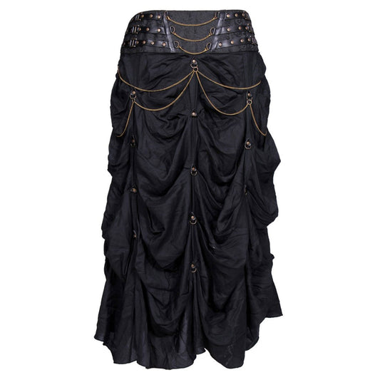 Glenda Brocade Long Skirt - Corset Revolution