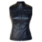Luciana Black Women's Genuine Lamb Leather Jacket - Corset Revolution