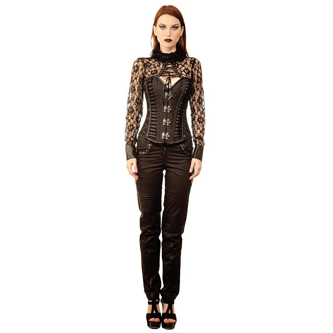 Sabina Gothic Authentic Steel Boned Overbust Corset Dress - Corset Revolution