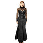 Jacinta Gothic Authentic Steel Boned Overbust Corset Dress - Corset Revolution