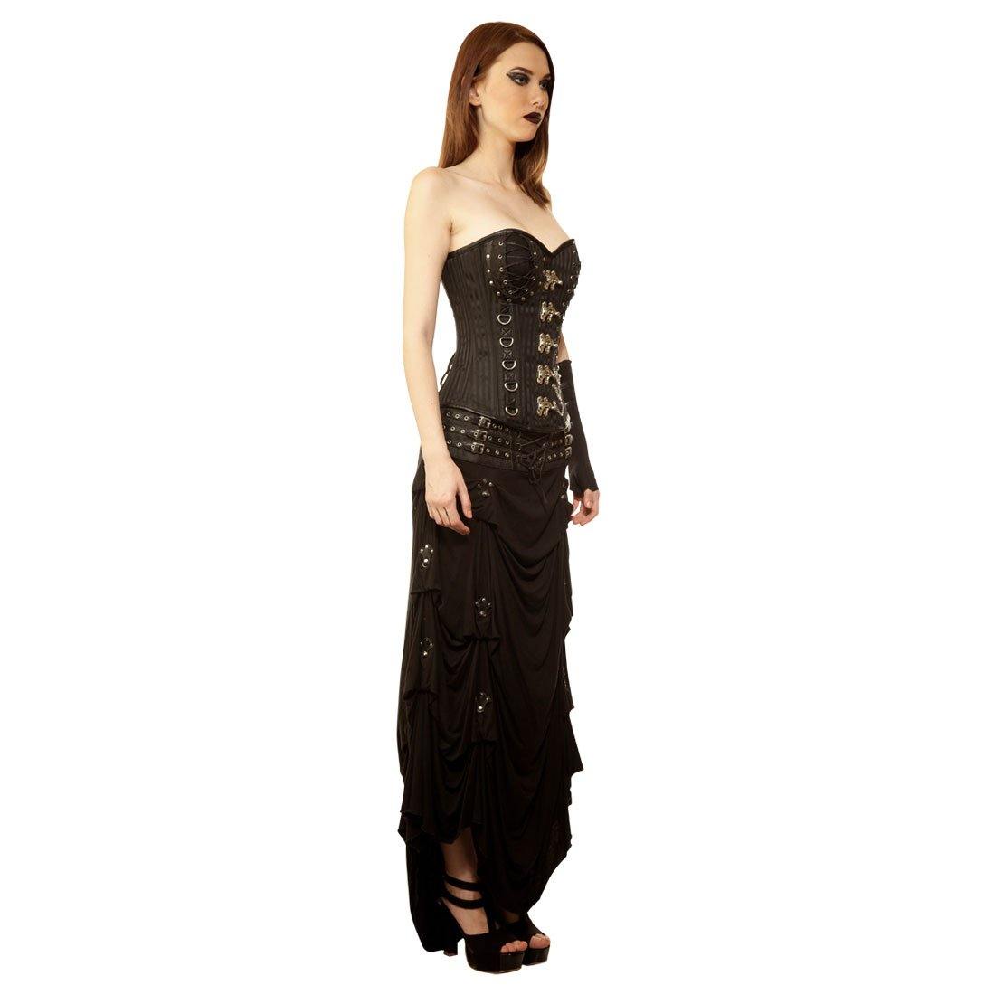 Sofiyko Gothic Authentic Steel Boned Overbust Corset Dress - Corset Revolution