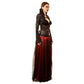 Saadaat Gothic Couture Authentic Steel Boned Underbust Corset Dress - Corset Revolution