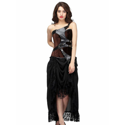 Embrace Steel Boned Punk Corset Dress - Corset Revolution