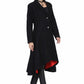 Ladies black long coat