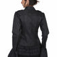 Black brocade stylish jacket