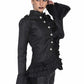 Black brocade stylish jacket