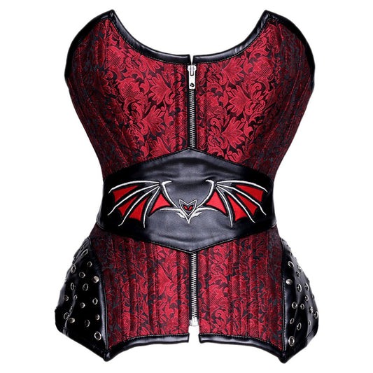 Taonga Gothic Authentic Steel Boned Overbust Corset - Corset Revolution