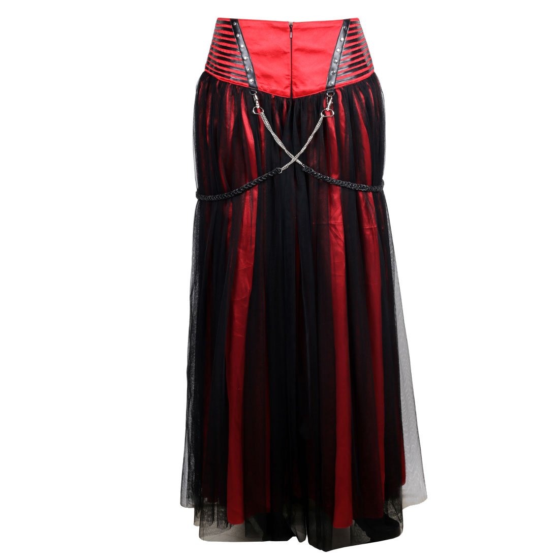 Enola Gothic Punk Long Skirt - Corset Revolution