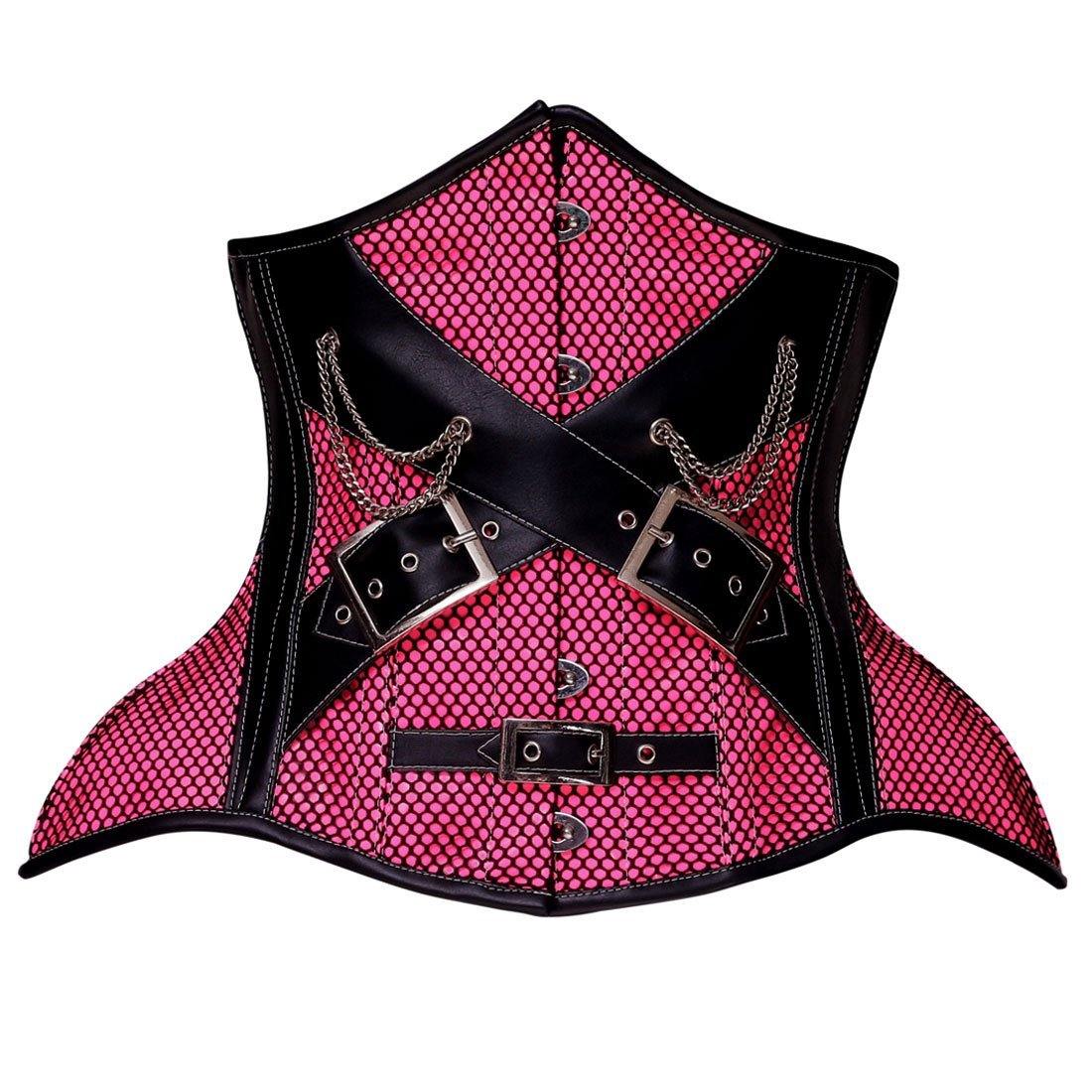 Annalisa Authentic Steel Boned Gothic Punk Underbust Corset - Corset Revolution