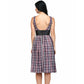 Brgenia Mid Length Scottish Check Dress - Corset Revolution